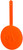 DA Targets Gong Target Non-reactive Orange 6 in.