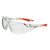 Champion Targets 40620 Youth Slim-Fit Small-Framed Ballistic Shooting Glasses, Clear/Orange