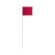 Red Evidence Marking Flags