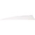 Gateway Shield Cut Feathers White 5 in. RW 100 Pk.