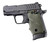 Hogue Ambi Safety Rubber Grip for Springfield Armory 911- OD Green