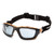Pyramex Carhartt Carthage Shooting Glasses Black and Tan with Grey Anti-Fog Lens