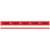 Sirchmark Red Evidence Tape w/ White Stripe
