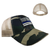 Camo Trucker Hat - Subdued Thin Blue Line American Flag