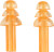4-PACK NRR RATING 26DB ORANGE<CHAMPION SILICON GEL EAR PLUGS 