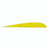Gateway Parabolic Feathers Neon Yellow 5 in. RW 100 pk.