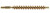 J. Dewey Benchrest Style Bronze Rifle Bore Brush (8-32 Thread) .25 cal