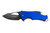 Sarge Knives Blue Fuse- Blue Pocket Knife & Bottle Opener