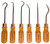 SET OF 6 STEELGRACE USA HOOK & PICK SET 