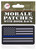 Rothco PVC Thin Blue Line Flag Patch - Hook Back