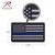 Rothco PVC Thin Blue Line Flag Patch - Hook Back