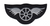 Wheel w/ Wings Patch - 2 3/4'' x 1 1/4''