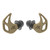 Axil X20 Passive Ear Plugs 17-24dB Desert Tan