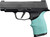 Hogue HandAll Beavertail Grip Sleeve Sig Sauer P365XL- Aqua