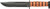 BLADE W/ LEATHER SHEATHKA-BAR DOG'S HEAD UTILITY 7" 