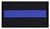 Rothco Thin Blue Line Flag Patch - Iron On