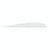 Gateway Parabolic Feathers White 5 in. RW 100 pk.