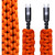 Dark Energy USB C to C Paracord Cable  Orange