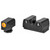 Rival Arms Tritium Night Sights Orange for Glock Double Stack Models