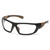 Pyramex Carhartt Carbondale Shooting Glasses Black and Tan with Clear Lens