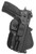 Fobus Standard Paddle Holster for CZ 75 9mm Black Right Hand