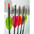Flex Fletch Quad X Vanes Flo Red 50 pk.
