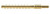 J. Dewey Parker Hale Style Brass Rifle Jag - Female Thread 8/36 .243/.257/6.5mm