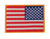 Rothco Mini US Flag Patch With Hook Back