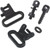 SET QUICK RELEASE STEEL BLACKTOC TALON 1" SWIVELS & SCREW 