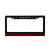 License Plate Frame - Thin Red Line