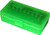 Ammo Box 50 Round 9mm Flip Top Clr/Green