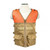 Vism Hunting Vest Blaze Orange and Tan