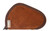 Suede Handgun Case Brown Lockable 8"