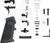 KIT AR15 WITH A2 PISTOL GRIPGUNTEC COMPLETE LOWER PARTS 