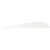 Gateway Parabolic Feathers Flo White 4 in. RW 50 pk.