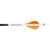 NAP Quikfletch w/Quikspin Vanes White/Orange 6 pk.