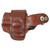 Bond Arms Leather Driving Holster RH 3" Barrel Brown with Henna Stitching