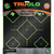 TruGlo TruSee Splatter 5-Diamond Target Green 12x12 6 pk.