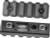 PICATINNY 5-SLOTYHM RAIL SECTION KEYMOD TO 