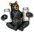 SALT & PEPPER SHAKERSRIVERS EDGE BEAR HOLDING GLASS 