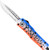 LURE 3" DROP POINT SERRATEDSS!COBRATEC MEDIUM FS3 OTF BLUE 