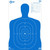 Allen EZ Aim B27 Pro Silhouette Paper Target Blue 23" x 35" 50/ct