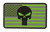 Punisher Flag - (Hi-Viz Green & Gray)
