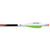 NAP Quikfletch Twister Fletch Rap White and Green 2 in.