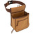Allen Rival Double Compartment Shell Bag Brown