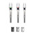 Feradyne Nockturnal Shift Nock Universal Size Red Lighted 2-Pack