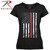 Rothco Womens Thin Red Line Longer T-Shirt 