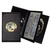 Dress Leather Book Style Case w/ Double ID - 3.50''x5.50''