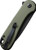 " OD GREEN G10/BLK CLAM PACKCIVIVI KNIFE ELEMENTUM II 2.96 
