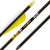 2.5" VANE TEC GLUED-IN PNT 3PKGOLD TIP ARROW LIGHTNING YOUTH 